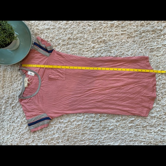 Short Sleeve Lightweight T Shirt Dress Bodycon Tee - Picture 6 of 7